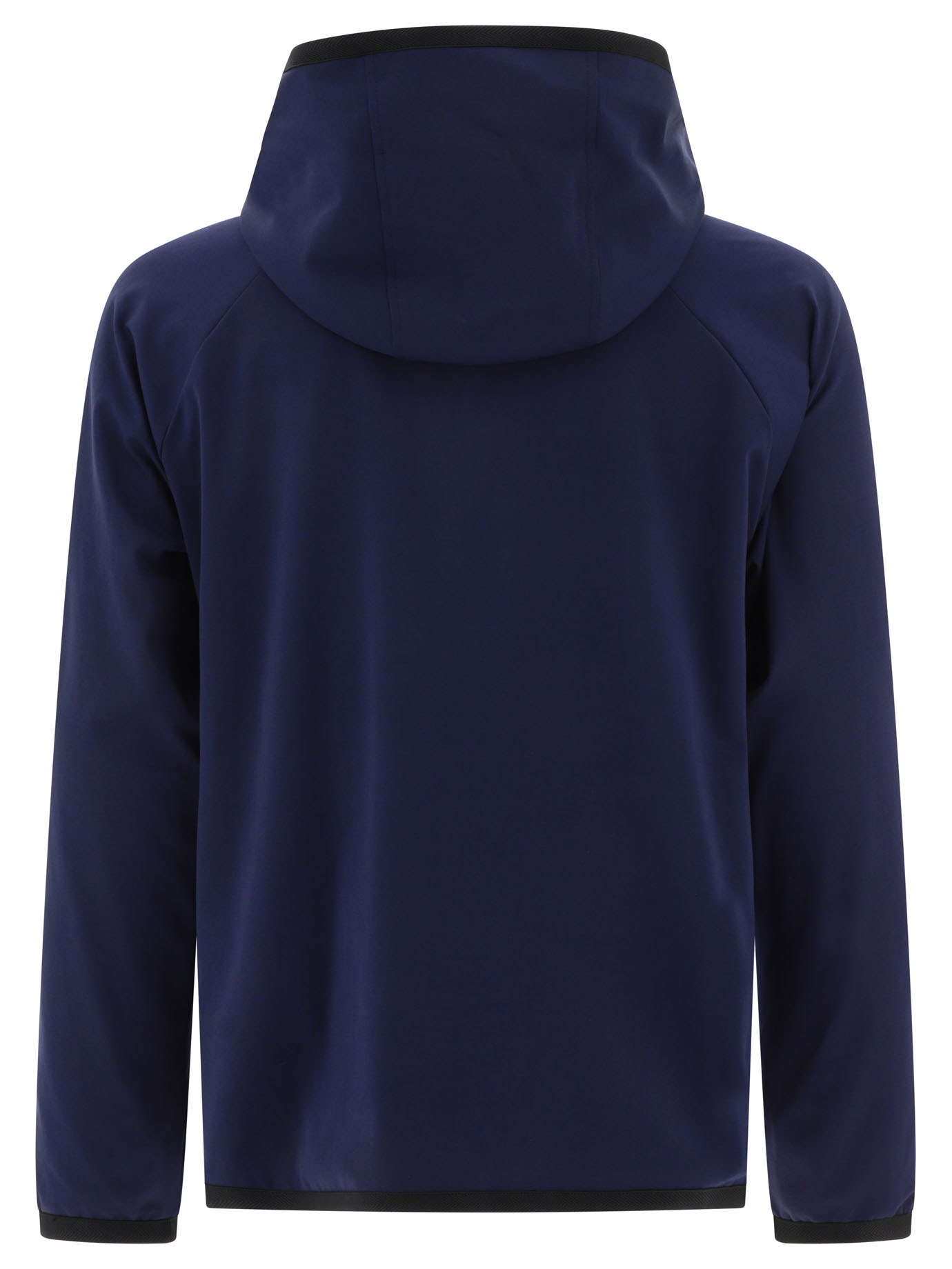 DOLCE & GABBANA Blue Jersey jacket with hood